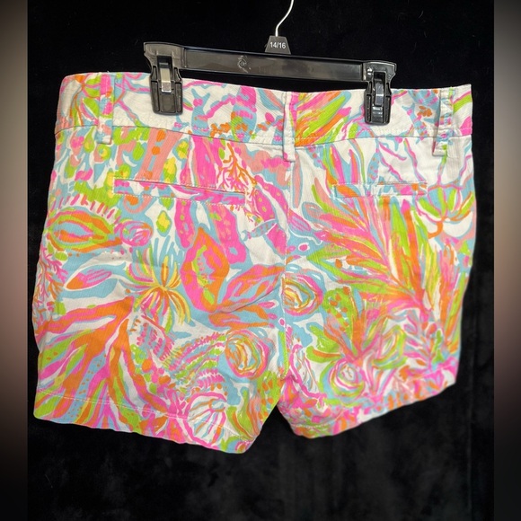 🩷💚Lilly Pulitzer | Callahan Scuba To Cuba Shorts  SZ 8- EUC🩷💚 - Picture 6 of 13